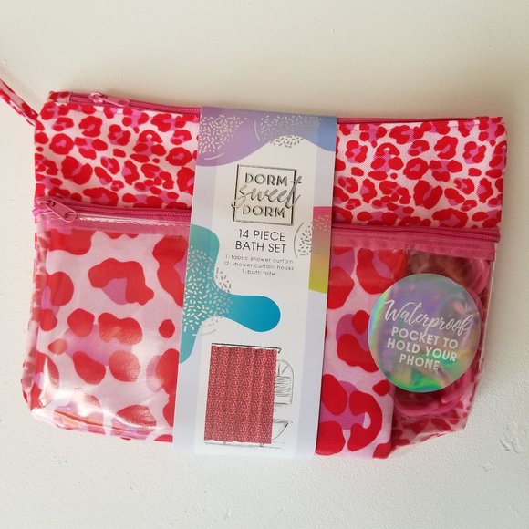 🟡 14-Piece Bath Set - Waterproof Pocket & Accessories//Mix and Match 2 x $25 - Picture 4 of 6